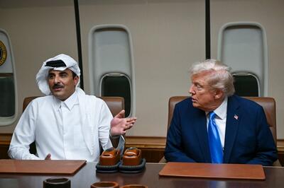  ترامپ با امیر قطر دیدار کرد