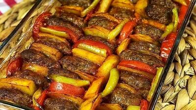  آموزش کامل  کباب ازمیری خوشمزه| واقعا دهن آدمو آب میندازه!