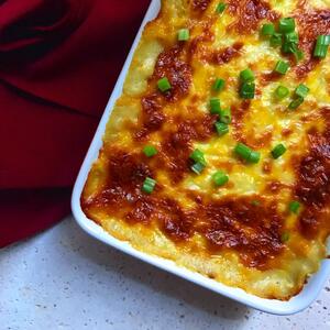  طرز تهیه کسرول ذرت و پنیر پیتزا !