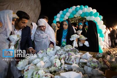  جشن ازدواج ۱۵۰۰ زوج دانشجو در اصفهان