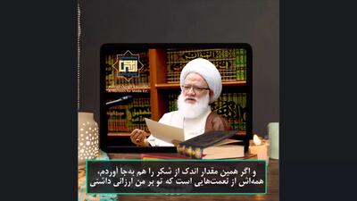 آیت‌الله یعقوبی مطرح کرد: چگونه شکر واقعی خداوند را به‌جا آوریم؟