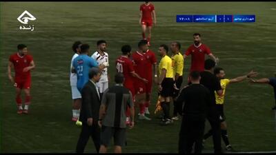  گل اول شهرداری نوشهر به آریو اسلامشهر (سیدمحمد حسینی)