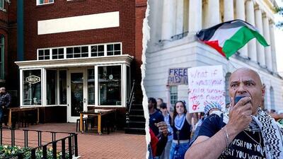  حامیان فلسطین یک رستوران زنجیره‌ای اسرائیلی را در واشنگتن بستند