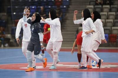  صعود دختران فوتسال ایران به نیمه‌نهایی بازی‌های آسیایی