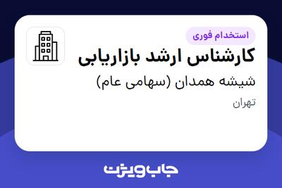  استخدام کارشناس ارشد بازاریابی در شیشه همدان (سهامی عام)