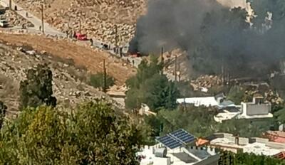 حمله پهپادی جدید اسرائیل به جنوب لبنان/ عکس