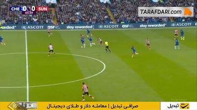 حرکت زیبا و گل الخاندرو گارناچو به ساندرلند (چلسی 1-0 ساندرلند) - پارس فوتبال