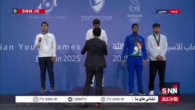  اهدای مدال طلا به جوان MMA کار ایرانی