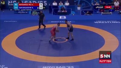  محمدنژاد سومین فینالیست کشورمان لقب گرفت