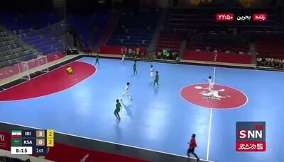  گل چهارم ایران به عربستان توسط ابوالفضل زمانی/ ایران ۴ - ۰ عربستان
