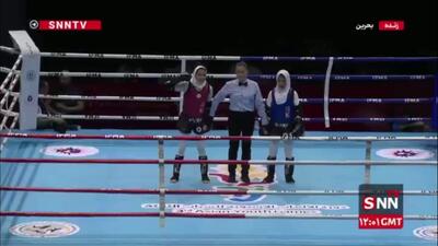  دختر ایران به فینال موی تای وزن منفی 40 کیلوگرم بازی های آسیایی جوانان راه یافت