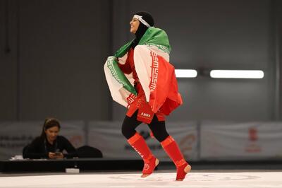  قدرت نمایی دختر دهه هشتادی ایران در مسابقات MMA بازی‌های آسیایی جوانان با کسب چهارمین طلا در این رشته + فیلم و عکس