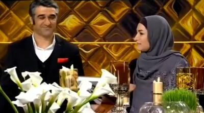 مکالمه پژمان جمشیدی و خواهرش در تلویزیون