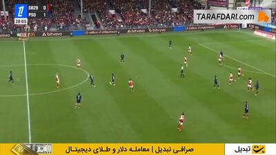  گل دوم اشرف حکیمی به برست (برست 0-2 پاری سن ژرمن)