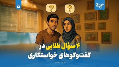  ۴ سؤال طلایی در گفت‌وگوهای خواستگاری