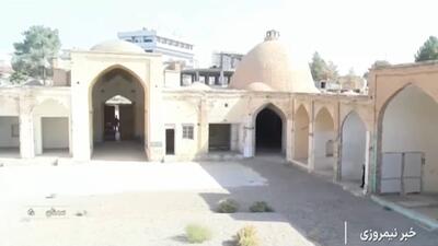  ادامه روند مرمت و بازسازی کاروانسرای شاه عباسی سمنان + فیلم