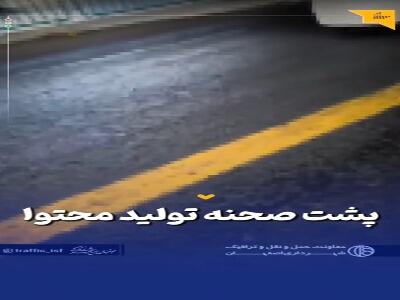  فیلم/ توقیف خودرو، عاقبت تبلیغ در خط بی آر تی اصفهان