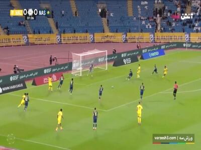 خلاصه بازی النصر 2 - الحزم 0