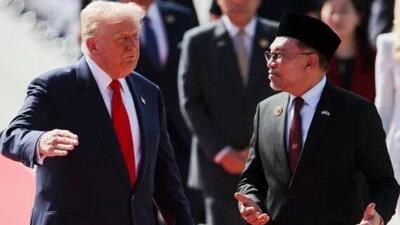  ترامپ باز هم رقصید این بار در مالزی!