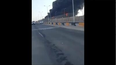  انفجار در میدان نفتی «الزبیر» در جنوب عراق (فیلم)
