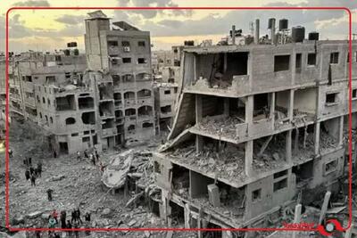  حجم باورنکردنی خرابی‌ها در شهر غزه