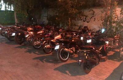  توقیف ۱۴۴ دستگاه موتورسیکلت متخلف در ساوجبلاغ