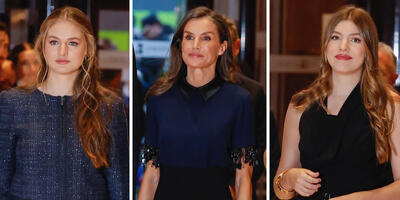  نمایش رنگ‌ها و وقار در اسپانیا؛ لتیزیا و دخترانش درخشیدند - چی بپوشم