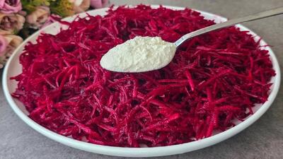 طرز تهیه نان با لبو و آرد /آموزش کامل پخت نان با چغندر و آرد در خانه
