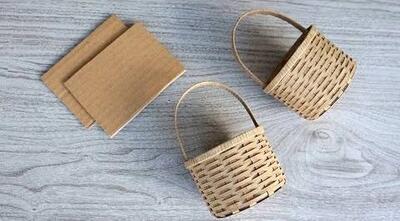  ساخت سبد مینیاتوری واقعی با مقوا! هنر دستت رو به نمایش بذار