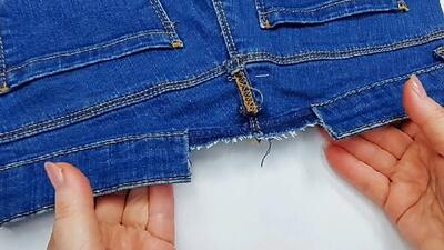  بزرگ تر کردن کمر شلوار جین؛ سریع و راحت کمر شلوار را گشاد کنید