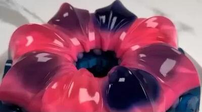  بیایید کیک ژله ای رنگارنگ درست کنیم !