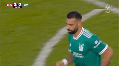 گل دوم لیورپول به برنتفورد (محمد صلاح)