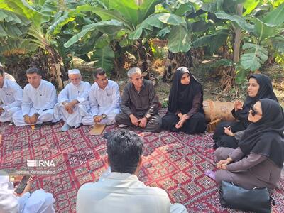  نهمین کاروان ترویجی بهره‌وری ویژه الگوی کشت با رویکرد تغییر اقلیم در سرباز برگزار شد