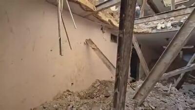  ریزش مرگبار ساختمان قدیمی در خیابان جمهوری تهران