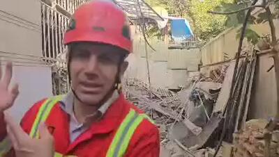  جزئیات حادثه ریزش ساختمان قدیمی در خیابان جمهوری