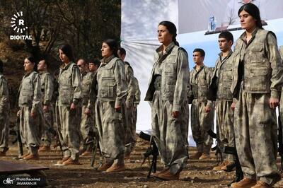  پ‌ک‌ک نیروهایش را از ترکیه خارج کرد + عکس ها