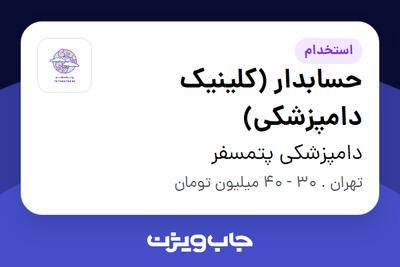  استخدام حسابدار (کلینیک دامپزشکی) در دامپزشکی پتمسفر