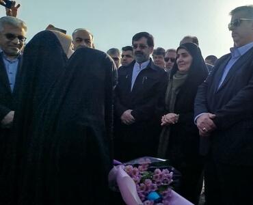  وزیر راه و شهرسازی وارد استان مرکزی شد