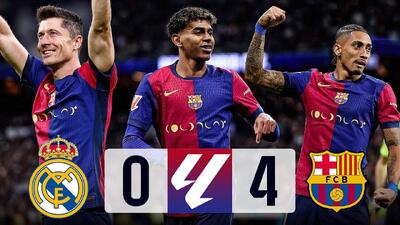 یک سال پیش در چنین روزی؛ برتری 4-0 بارسلونا مقابل رئال مادرید در سانتیاگو برنابئو - پارس فوتبال