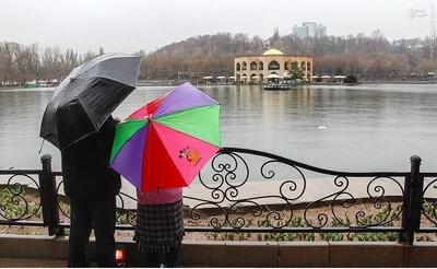 رگبار باران و رعد و برق در شمال غرب کشور