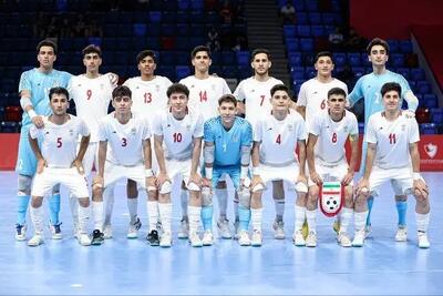 تحقیر عربستان با ۱۴ گل توسط پسران فوتسالیست ایران