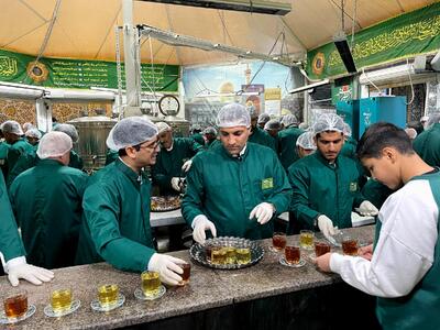  خدمت بی‌منت در جوار امام رئوف/دانشگاهیان هرمزگان میهمان صحن بندگی