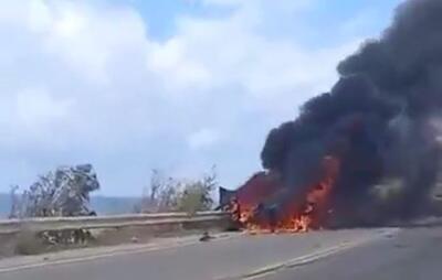  حمله پهپادی رژیم صهیونیستی به خودرویی در لبنان + فیلم