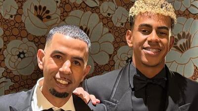  پدر یامال قبل از بازی با رئال مادرید: من این‌جا می‌پزمشون، پسرم تو برنابئو! / عکس