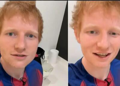  پیام ویژه اد شیران برای بارسا قبل از ال‌کلاسیکو