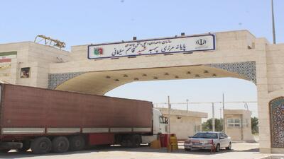  ۸۸۶ میلیون دلار کالا از مرز مهران صادر شد