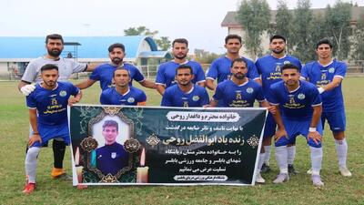  صدر جدول لیگ برتر فوتبال مازندران به رنگ آبی دریا