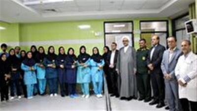  تجلیل از پرستاران بیمارستان مهریز به مناسبت روز پرستار