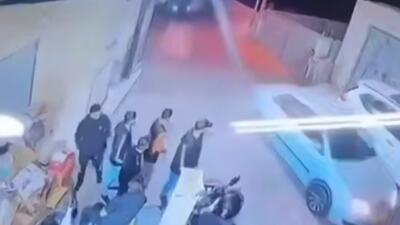  پرتاب نارنجک صوتی توسط صهیونیستها بین مردم فلسطینی در کرانه باختری