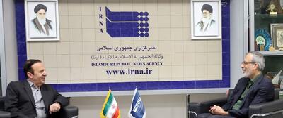  حضور استاندار قزوین در دفتر خبرگزاری جمهوری اسلامی در تهران